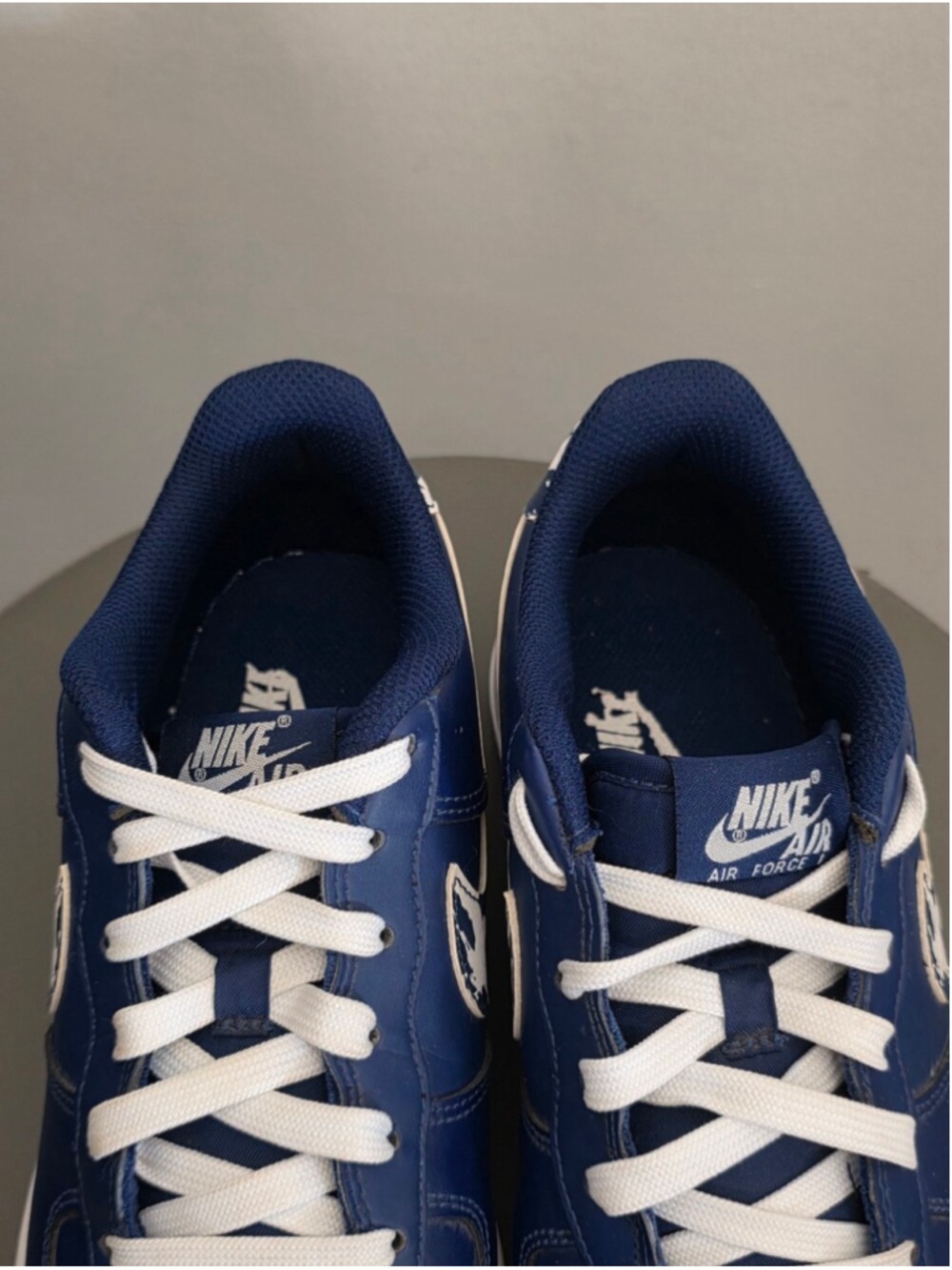 Nike Air Force 1 LV8 1 GS Splatter Swoosh Blue Void Sneakers 8.5 W | 6.5 Youth - Picture 8 of 10